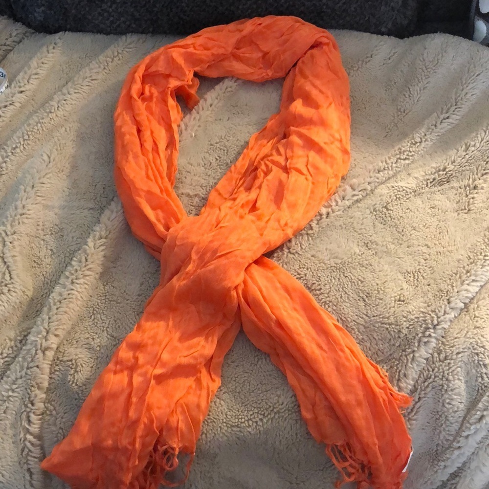 🎉4 for $20 Orange Scarf/Wrap